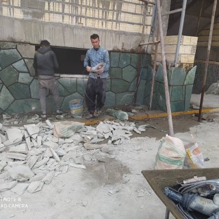 پیمانکاری احمدی و نصب سنگ مالون 