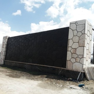 اجرای سنگ لاشه ای سنگ مالون احمدی نصب سنگ کوهی